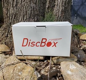 DISCBOX 10 PACK RED PRINT