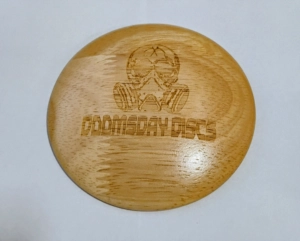 Doomsday Discs Logo Wooden Mini Driver