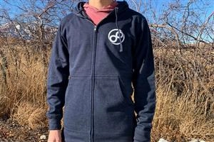 Infinite Discs Logo Zipper Hoodie