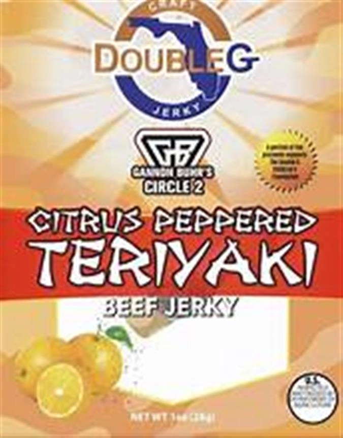 Double G Craft Jerky Citrus Peppered Teriyaki