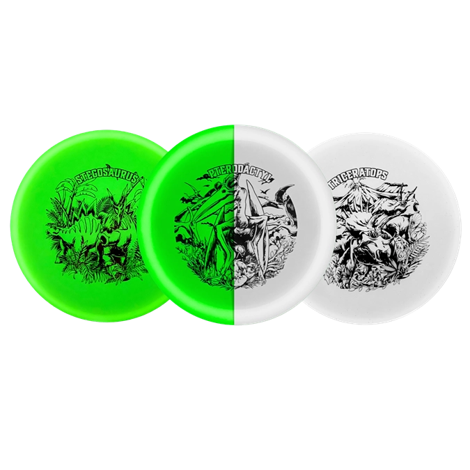 Dino Discs Glow-in-the-Dark Set