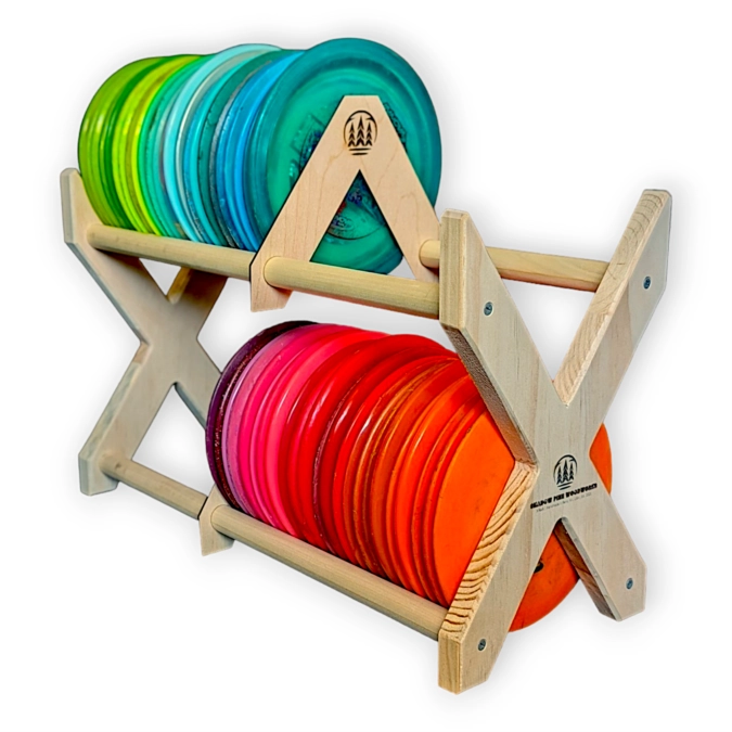 Disc Golf Storage Rack - X Rack (100+ Discs)