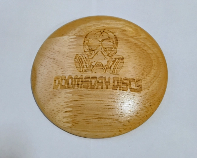 Doomsday Discs Logo Wooden Mini Driver