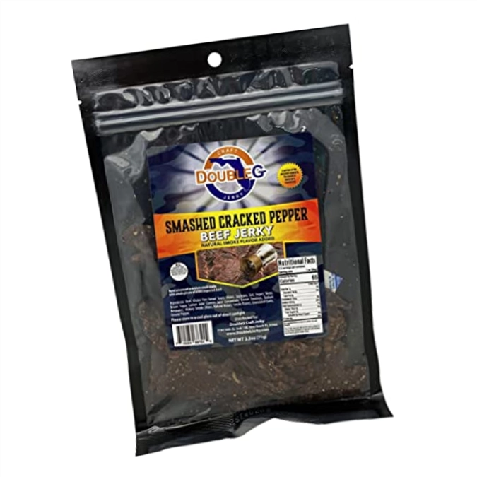 Double G Craft Jerky Smashed Cracked Pepper