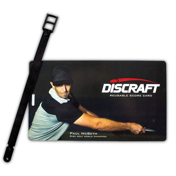 Discraft Reusable Scorecard Clipboard