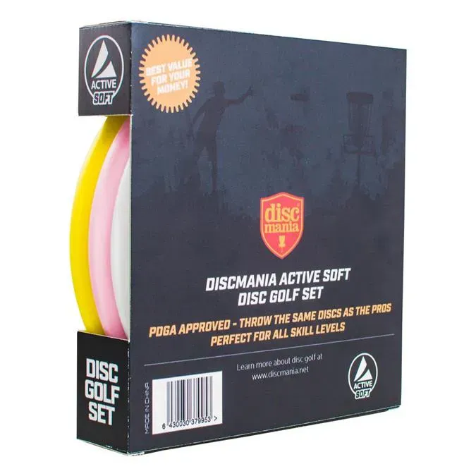 Discmania Active Soft Disc Golf Set