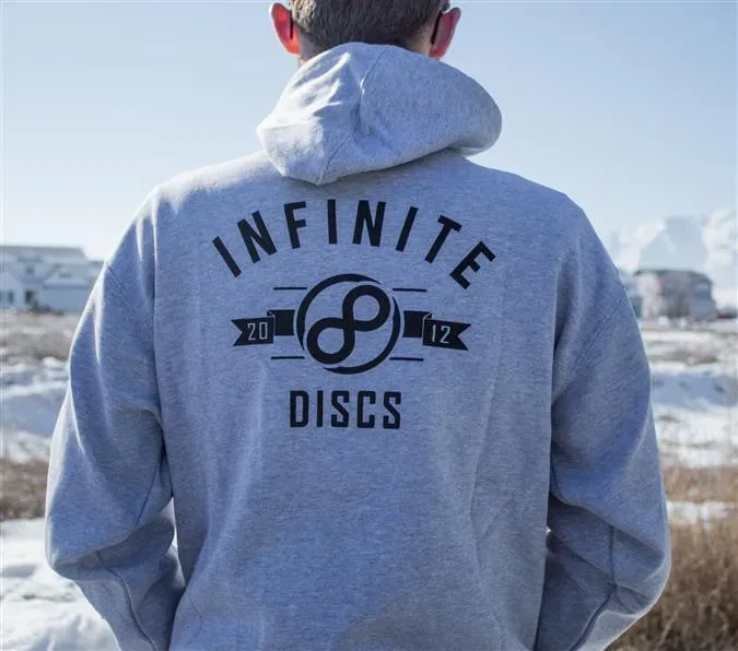 Infinite Discs Zipper Hoodie - 3D Logo
